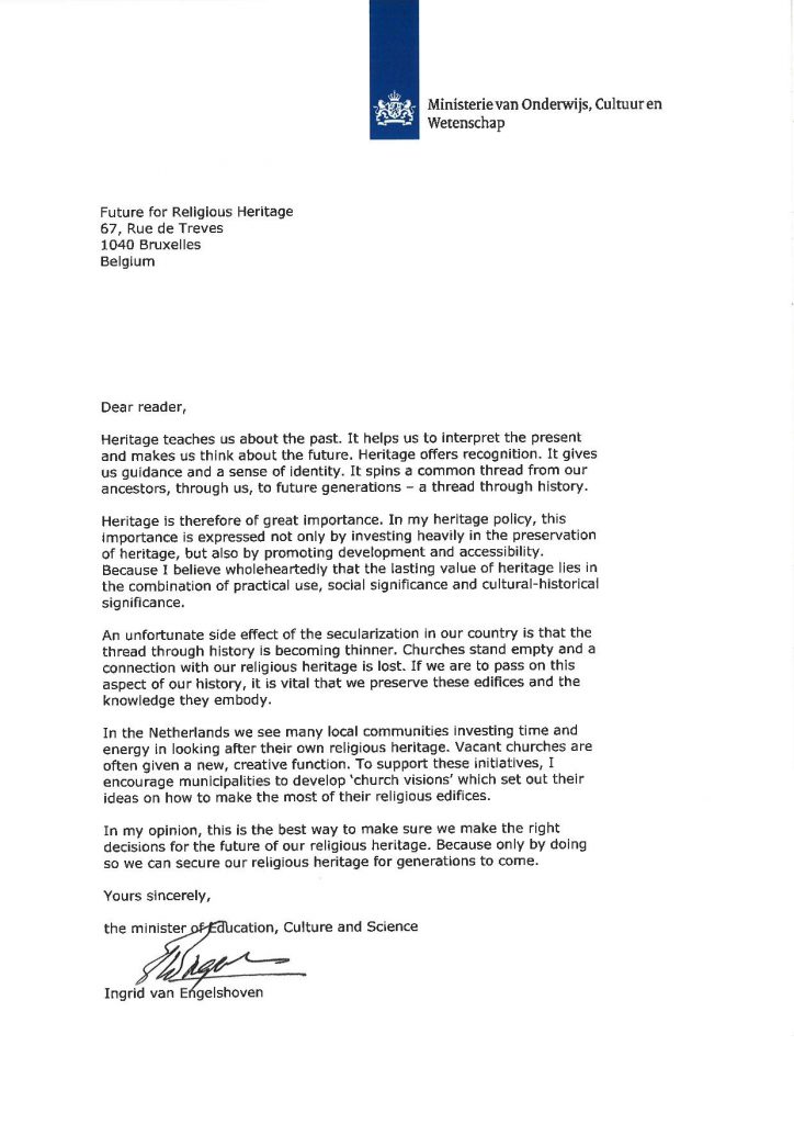 Ingrid van Engelshoven, Minister for Education, Culture and Science